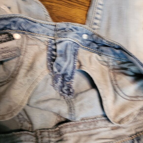Silver Jeans Size 32 Tuesday Crop Low Rise Tummy Control Thick Stitch Stretch - Picture 4 of 12